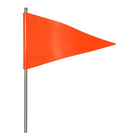 Surtek 137608 Safety Flag Pennant With Stemgalvanized Steel