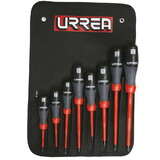 Urrea 9700TA Trimaterial Handle 1000V Screwdriver Set, 8 Piece