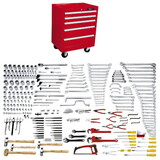 Urrea 9908B Industrial Sae Master Tool Set With Cabinet Ex27M5, 270 Piece