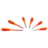 Surtek JDB6V 1000 V Bimaterial Handle Screwdriver Combination Set, 6 Piece