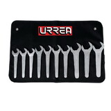 Urrea U3500AM Satin-Finish Metric Service Wrench Set, 10 Piece In Case