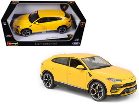 Bburago 11042y  Lamborghini Urus Yellow 1/18 Diecast Model Car