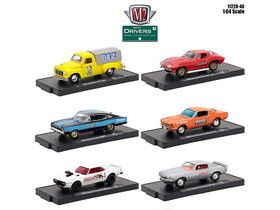 M2 11228-46  Drivers 6 Cars Set Release 46 In Blister Packs 1/64 Diecast Model Cars