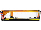 Maisto 12418w  Mack Anthem Enclosed Transporter White 