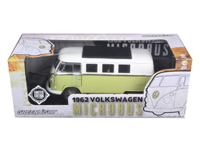 Greenlight 12851B  1962 Volkswagen Microbus Olive Green Limited to 300pc 1/18 Diecast Model Car