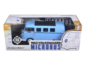 Greenlight 12852B  1962 Volkswagen Microbus Blue 1/18 Limited to 300pc