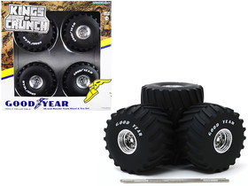 Greenlight 13547  66-Inch Monster Truck "Goodyear" Wheels and Tires 6 piece Set "Kings of Crunch" 1/18