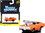 Muscle Machines 15542or  1966 Dodge Charger 426 C.I. Orange with Blue Stripe 1/64 Diecast Model Car