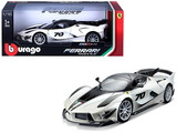 Bburago 16012w  Ferrari FXX-K Evo #70 White 1/18 Diecast Model Car