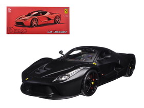 Bburago Ferrari LaFerrari F70 Matt Black Signature Series 1/18 Diecast Model Car