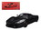 Bburago 16901bk  Ferrari LaFerrari F70 Matt Black Signature Series 1/18 Diecast Model Car