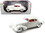 Signature Models 18108w  1936 Cord 810 Coupe White with Red Interior 1/18 Diecast Model Car