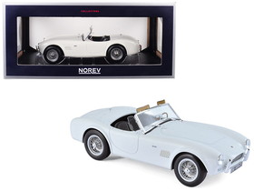 Norev 182752  1963 Shelby AC Cobra 289 Roadster White 1/18 Diecast Model Car