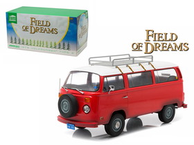 Greenlight 19010  1973 Volkswagen Type 2 Bus (T2B) "Filed of Dreams" Movie (1989) 1/18 Diecast Model