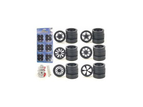 Other 2003B  Wheels and Tires and Rims Multipack Set of 24 pieces for 1/24 Scale Model Cars and Trucks