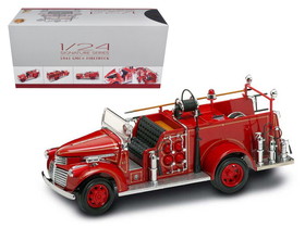 Road Signature 20068  1941 GMC Fire Engine Red with Accessories 1/24 Diecast Model Car