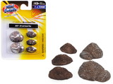 Classic Metal Works 20227  Dirt and Gravel Piles 5 piece Accessory Set for 1/87 (HO) Scale Models