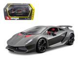 Bburago 21061gry  Lamborghini Sesto Elemento Matt Grey 1/24 Diecast Car Model