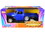Welly 22087LRW-BL  1953 Chevrolet 3100 Pickup Truck Blue and Black "Low Rider Collection" 1/24 Diecast Model Car