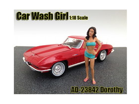 American Diorama 23842  Car Wash Girl Dorothy Figurine for 1/18 Scale Models