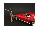 American Diorama 23896G  Hitchhiker 2 Piece Figure Set for 1/18 Scale Model Cars