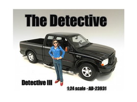 American Diorama 23931  "The Detective #3" Figure For 1:24 Scale Models