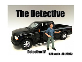 American Diorama 23932  "The Detective #4" Figure For 1:24 Scale Models