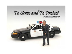 American Diorama 24012  Police Officer II Figure For 1:18 Scale Models