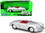 Welly 24090sil  Porsche 356/1 Roadster Silver with Red Interior "NEX Models" 1/24 Diecast Model Car