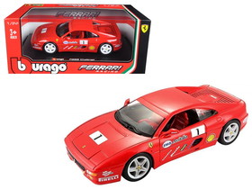 Bburago 26306R  Ferrari F355 Challenge Red 1/24 Diecast Model Car