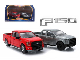 Greenlight 29828  2015 Ford F-150 Pickup Trucks Hobby Only Exclusive 2 Cars Set 1/64 Diecast Models