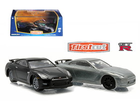 Greenlight 29831  First Cut 2007-14 Nissan Skyline GT-R (R35) Hobby Only Exclusive 2 Cars Set 1/64 Diecast Model Cars