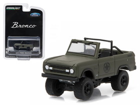 Greenlight 29842  1977 Ford Bronco Military Tribute "Sarge 77" Hobby Exclusive 1/64 Diecast Model Car