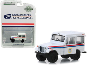 Greenlight 29997  1971 Jeep DJ-5 "United States Postal Service" (USPS) White "Hobby Exclusive" 1/64 Diecast Model Car