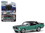 Greenlight 30113  1967 Ford Mustang Coupe Loveland Green Metallic with Black Stripes and Black Top and a Pair of Skis "Ski Country Special" "Hobby Exclusive" 1/64 Diecast Model Car