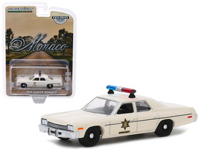 Greenlight 30140  1975 Dodge Monaco Cream "Hazzard County Sheriff" "Hobby Exclusive" 1/64 Diecast Model Car