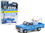 Greenlight 30224  1979 Ford F-250 Tow Truck with Drop-In Tow Hook Blue with White Top "New York City Police Dept." (NYPD) "Hobby Exclusive" 1/64 Diecast Model Car