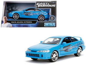 Jada 30739  Mia"'s Acura Integra RHD (Right Hand Drive) Blue "The Fast and the Furious" Movie 1/24 Diecast Model Car