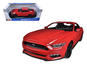 Maisto 2015 Ford Mustang GT 5.0 Red 1/18 Diecast Car Model