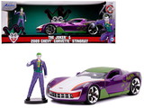 Jada 31199  2009 Chevrolet Corvette Stingray with Joker Diecast Figurine 