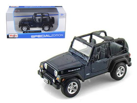 Maisto 31245bl  Jeep Wranger Rubicon Blue 1/27 Diecast Model Car