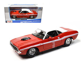 Maisto 31263r  1970 Dodge Challenger R/T Coupe Red 1/24 Diecast Model Car