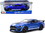 Maisto 31388bl  2020 Ford Mustang Shelby GT500 Blue Metallic with White Stripes Special Edition 1/18 Diecast Model Car