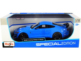 Maisto 2020 Ford Mustang Shelby GT500 Light Blue Special Edition 1/18 Diecast Model Car