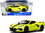Maisto 31527y  2020 Chevrolet Corvette Stingray Z51 Coupe Yellow with Black Stripes 1/24 Diecast Model Car