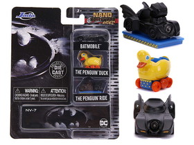 Jada 31616  "Batman" 3 piece Set "Nano Hollywood Rides" Diecast Model Cars