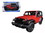 Maisto 31676r  2014 Jeep Wrangler Willys Red 1/18 Diecast Model Car