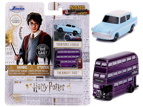 Jada 31719  "Harry Potter" 2 piece Set "Nano Hollywood Rides" Diecast Models
