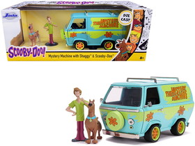 Jada 31720  The Mystery Machine with Shaggy and Scooby-Doo Figurines "Scooby-Doo" 1/24 Diecast Model Car