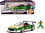 Jada 31909  2002 Honda NSX Type-R Japan Spec RHD (Right Hand Drive) and Green Ranger Diecast Figurine "Power Rangers" 1/24 Diecast Model Car